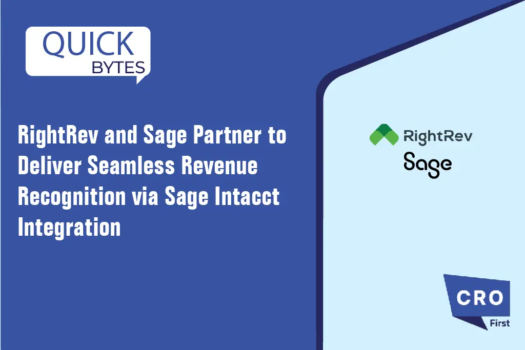 RightRev and Sage Partner to Deliver Seamless Revenue Recognition via Sage Intacct Integration