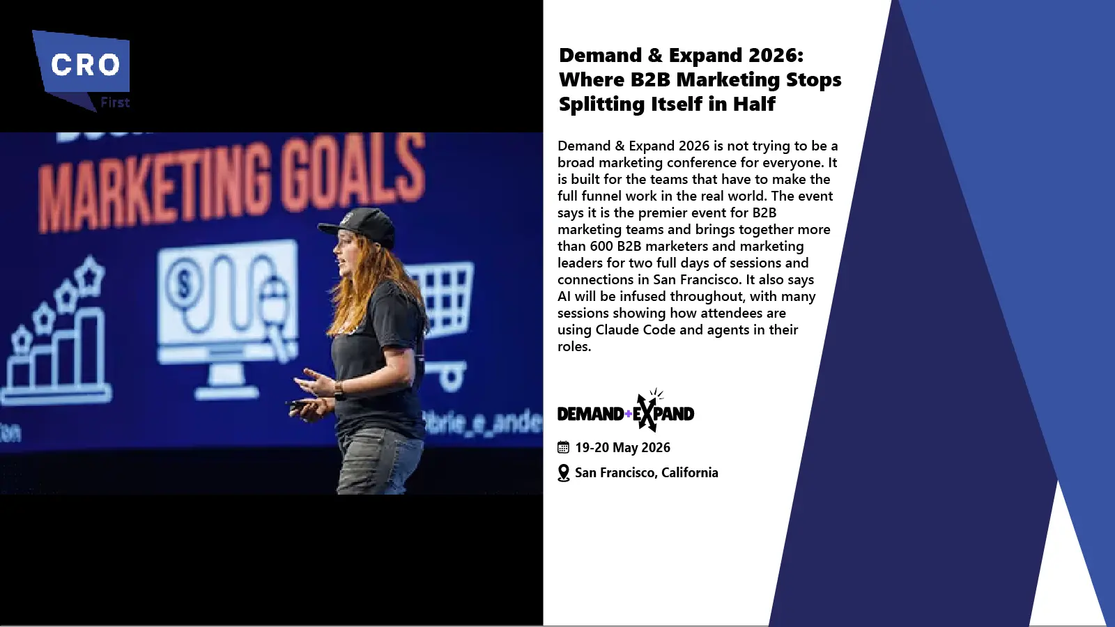 Demand & Expand 2026: Where B2B Marketing Stops Splitting Itself in Half